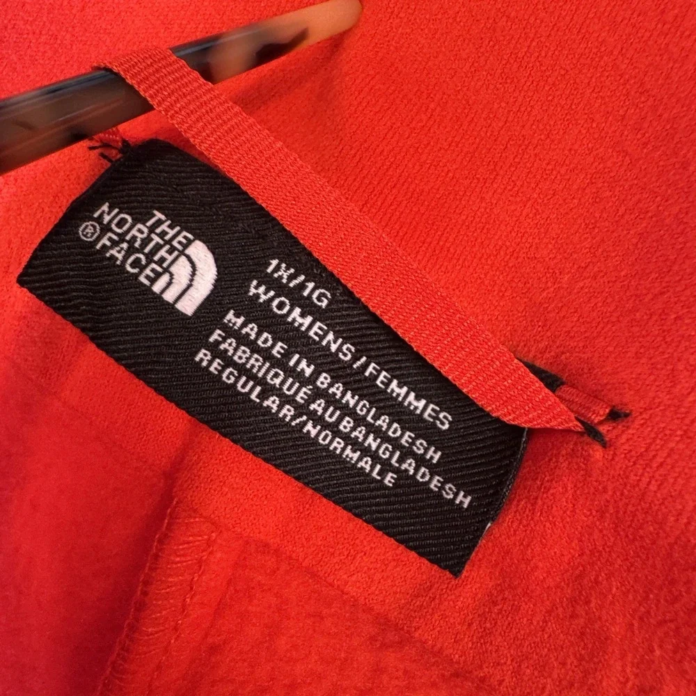 The North Face Snoga Snow Ski PANTs Women's 1x PLUS RED Waterproof Windwall NWT